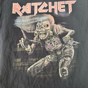 Ratchet X Huf The North American Dirtbag Tour Crew Neck Graphic T-Shirt Men’s M